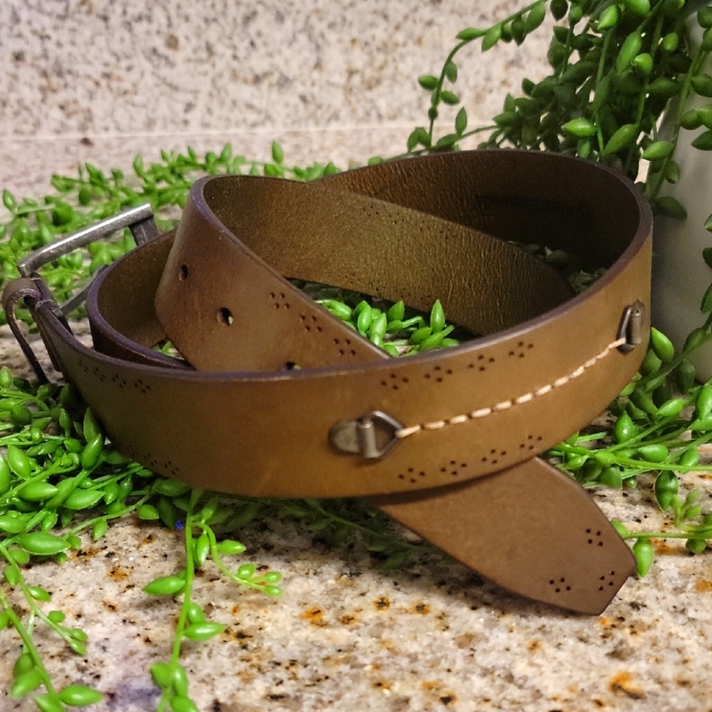 Allen Edmonds Tan Leather Men's Belt